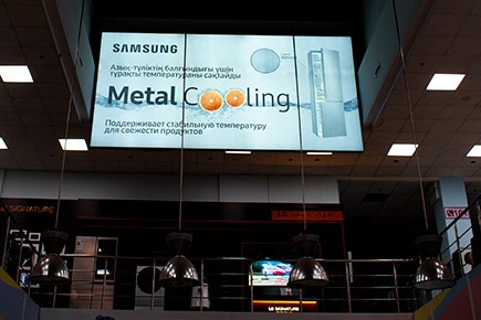 Рекламный лайтбокс Samsung